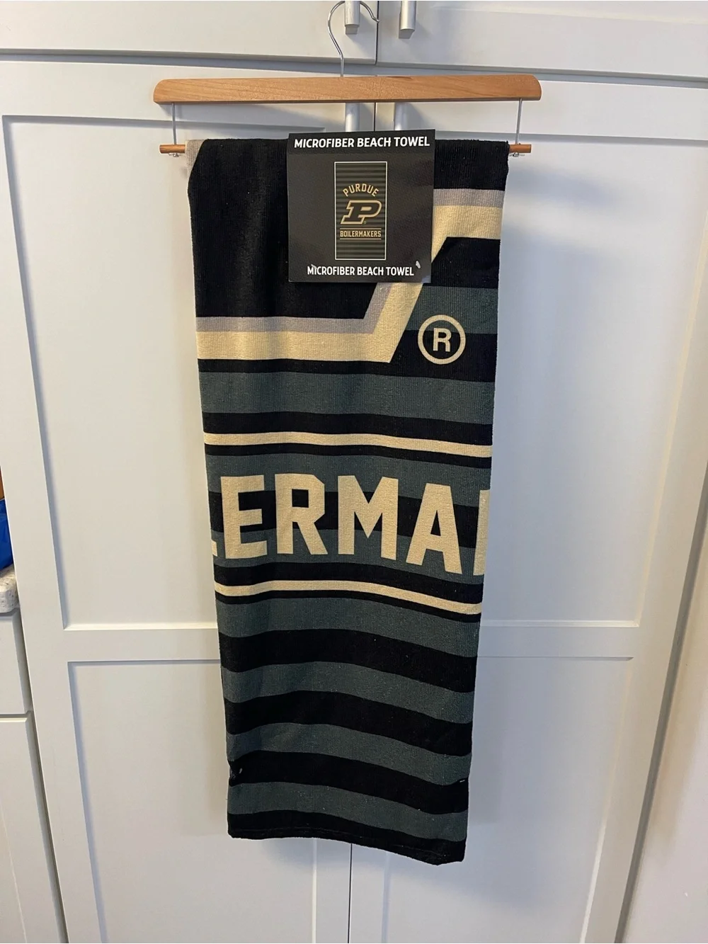 Perdue Boilermakers Microfiber Beach Towel 40” x 72” New